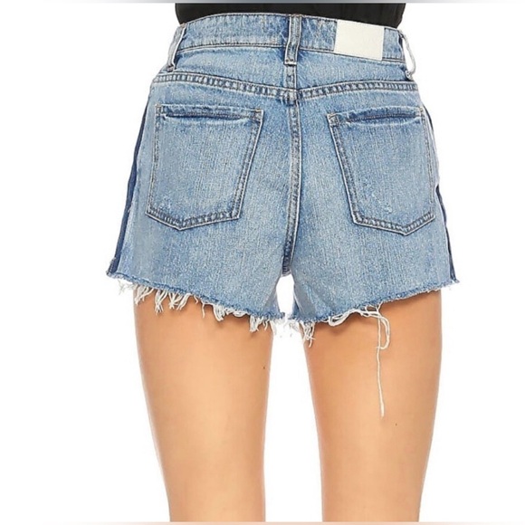 Pistola Nova Relaxed High Rise Cut Off Shorts - Picture 3 of 7